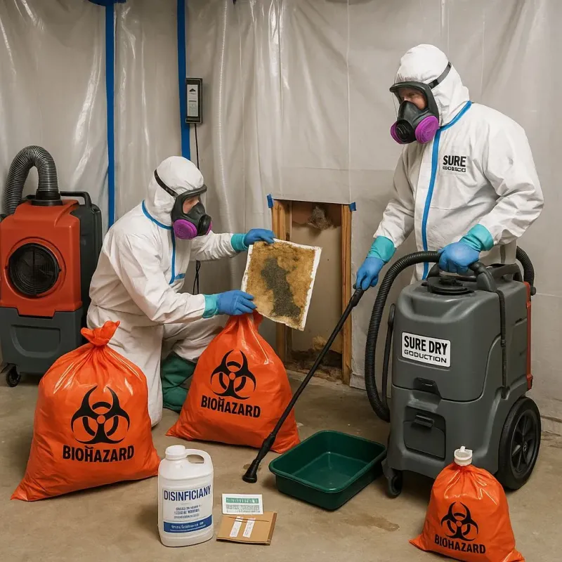 Contaminated Water Handling Protocols process in Glasgow Village, MO